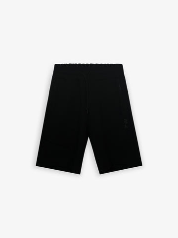 black shorts