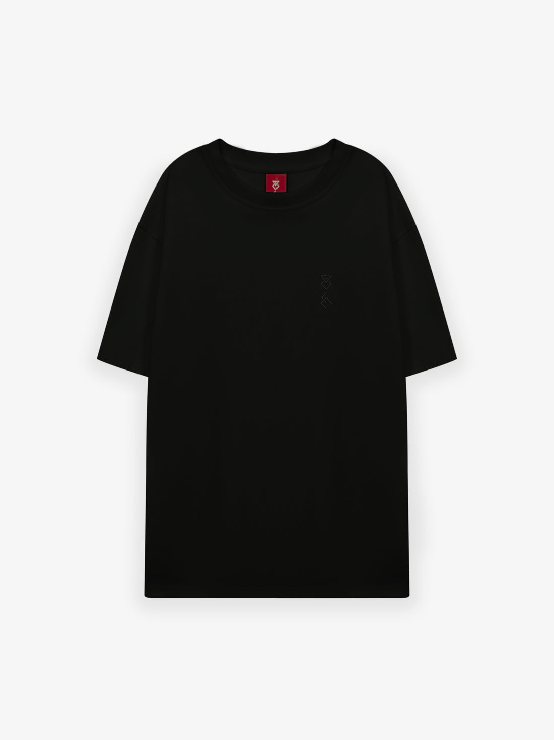 unisex oversizes black T-shirt