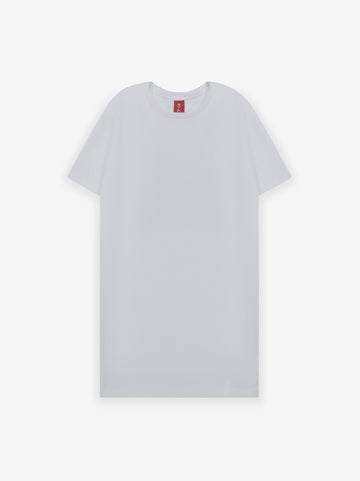 long white T-shirt