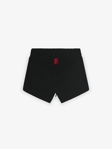 women's fit black shorts