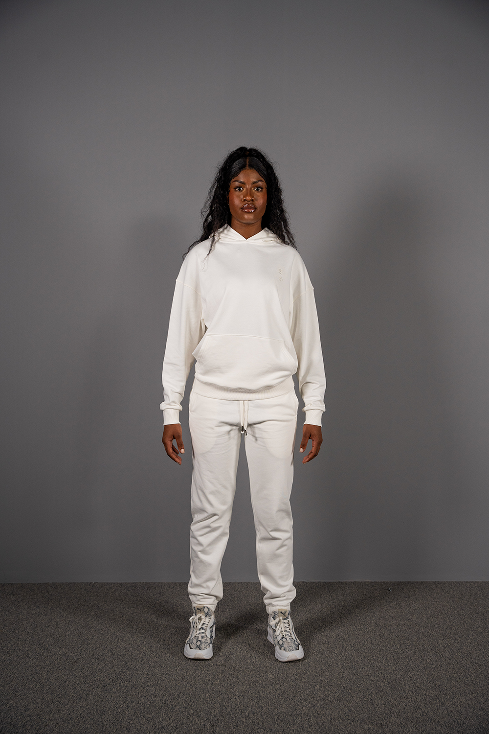 THE unisex loose off-white hoodie - do we