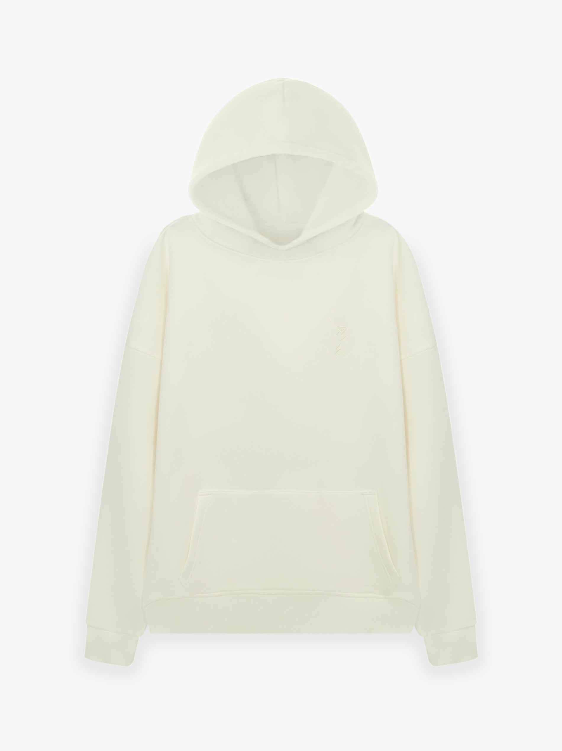 unisex loose off-white hoodie